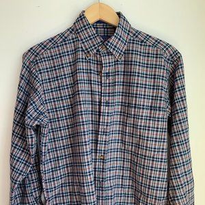 Pendleton wool button down shirt blue/red plaid